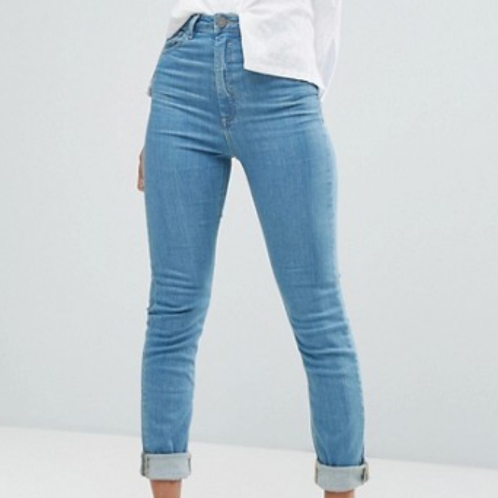 ASOS Tall High Waisted Slim Jeans